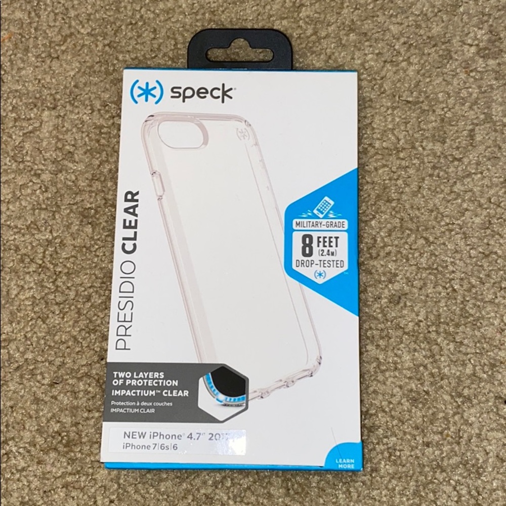 Iphone 7, 6s, 6 clear speck case